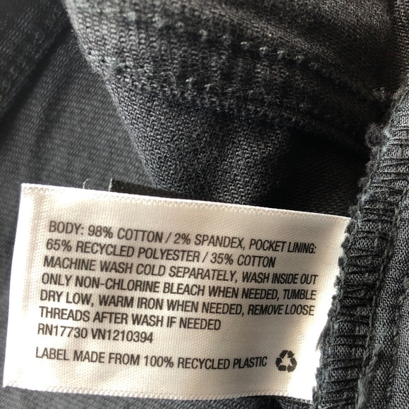 High Rise Denim Cutoff Shortie Short Jorts NWT - Picture 6 of 6